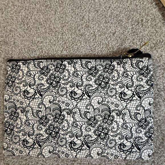 3-Pack Paris Travel Cosmetic Bag Set – “Paris Please” Black & Lace Design - Picture 9 of 9